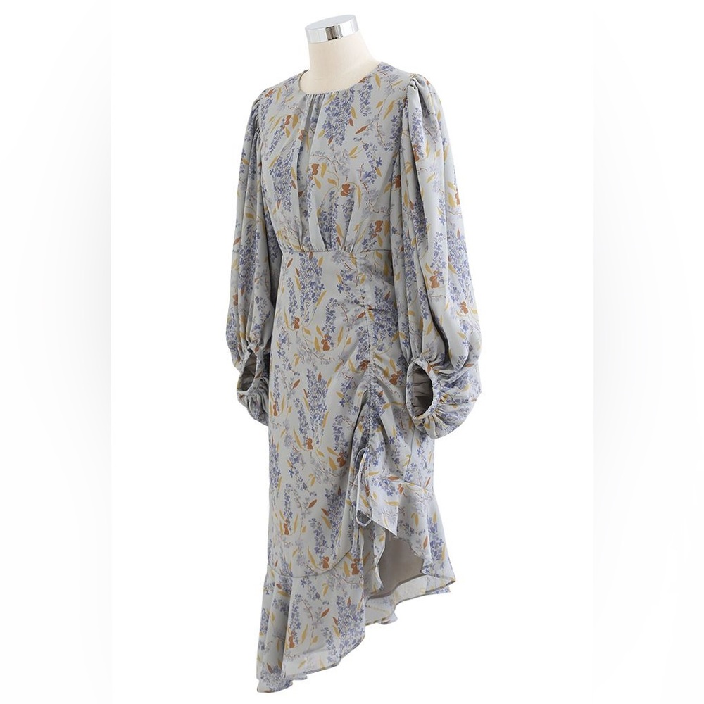 O.P.T. Liv blue floral dress - Picture 4 of 5